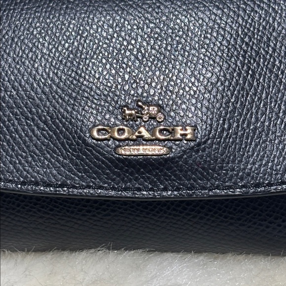 🔥🔥🔥Coach Midnight Black Leather Clutch🔥🔥🔥 - Picture 2 of 14